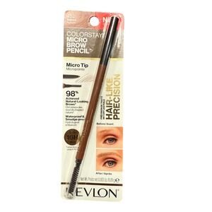 Revlon‎ ColorStay Micro Brow Pencil 452 Auburn Hair-Like Precision New Women's